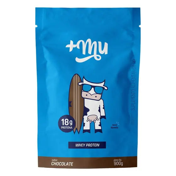 + MU WHEY CONCENTRATE CHOCOLATE - REFILL 900G